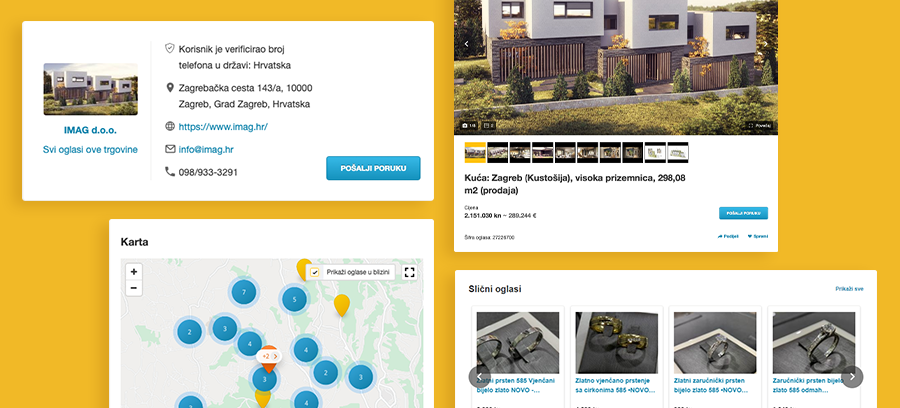 Nove oznake na karti, još bolji detaljni prikaz, a uskoro i slični oglasi!