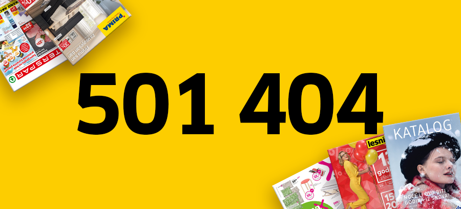 Više od pola milijuna korisnika njuška kataloge i akcije!