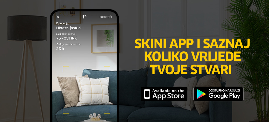 Uključi Njuškalo aplikaciju i saznaj koliko vrijede tvoje stvari!